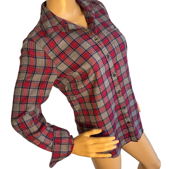 J. CREW  | THE PERFECT SHIRT PLAID BUTTON DOWN  SZ PS - Picture 3 of 16